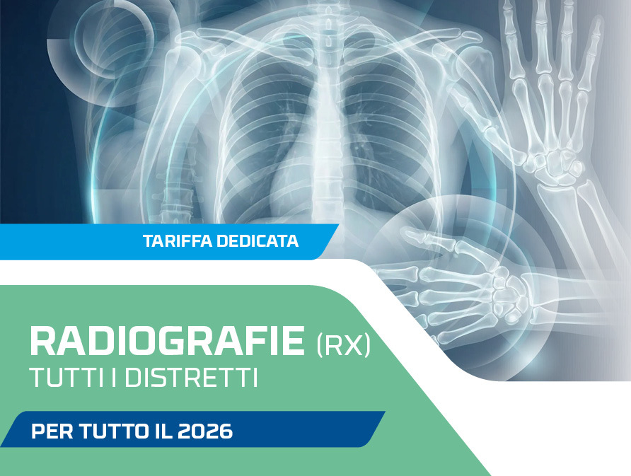 Radiografie (RX) a Varese presso lo Studio Radiologico Varese - Villa Esperia.